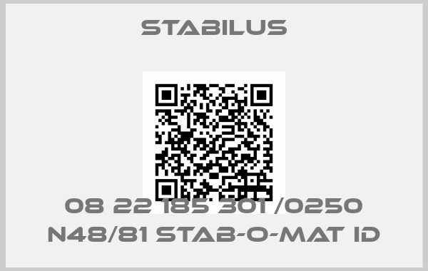 Stabilus-08 22 185 301 /0250 N48/81 STAB-O-MAT ID