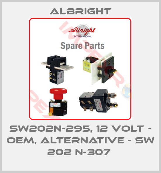 Albright-SW202N-295, 12 volt - OEM, Alternative - SW 202 N-307 