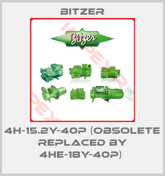 Bitzer-4H-15.2Y-40P (Obsolete replaced by 4HE-18Y-40P) 