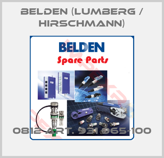 Belden (Lumberg / Hirschmann)-0812 Art. 931 965-100
