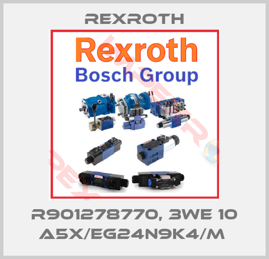 Rexroth-R901278770, 3WE 10 A5X/EG24N9K4/M 