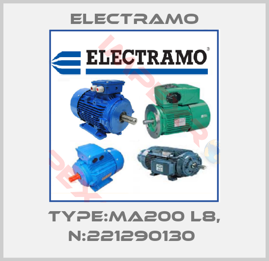 Electramo-TYPE:MA200 L8, N:221290130 