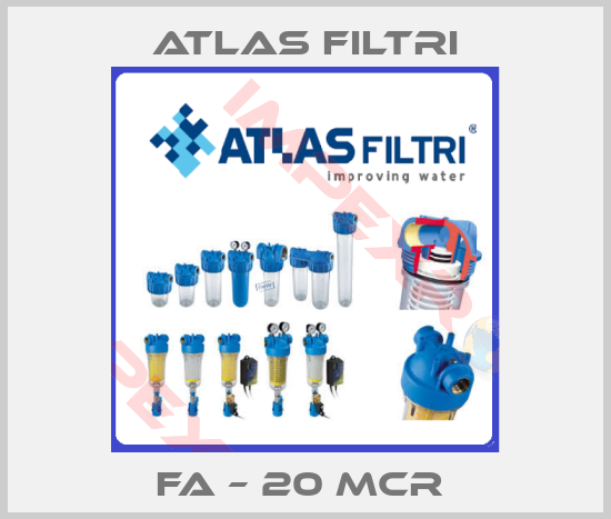 Atlas Filtri-FA – 20 MCR 