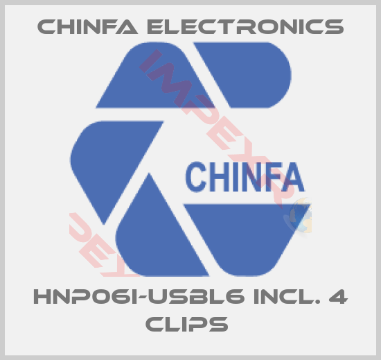 Chinfa Electronics-HNP06I-USBL6 incl. 4 clips 
