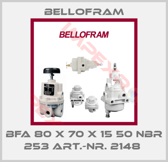 Bellofram-BFA 80 x 70 x 15 50 NBR 253 Art.-Nr. 2148 