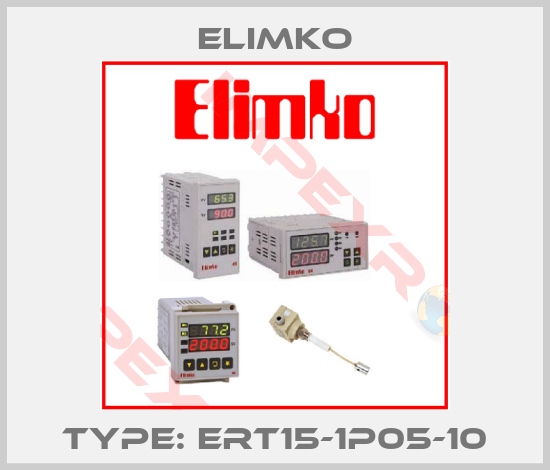 Elimko-Type: ERT15-1P05-10