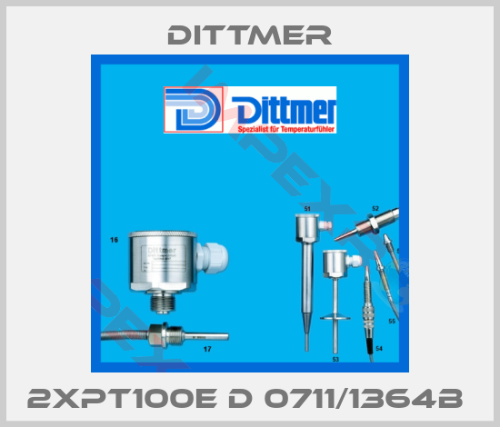 Dittmer-2XPT100E D 0711/1364B 