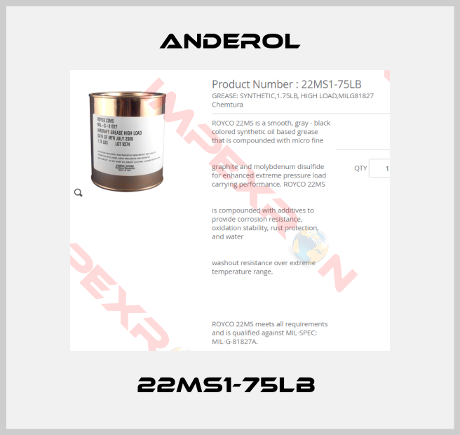 Anderol-22MS1-75LB 