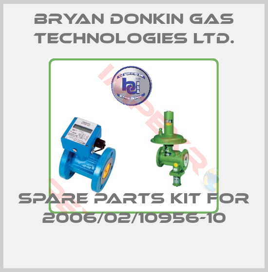 Bryan Donkin Gas Technologies Ltd.-Spare parts kit for 2006/02/10956-10