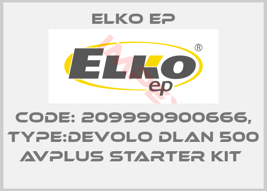 Elko EP-Code: 209990900666, Type:Devolo dLAN 500 AVplus Starter Kit 