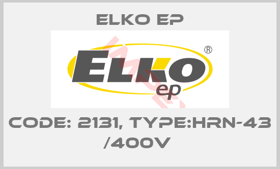 Elko EP-Code: 2131, Type:HRN-43 /400V 