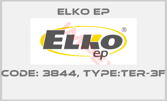 Elko EP-Code: 3844, Type:TER-3F 