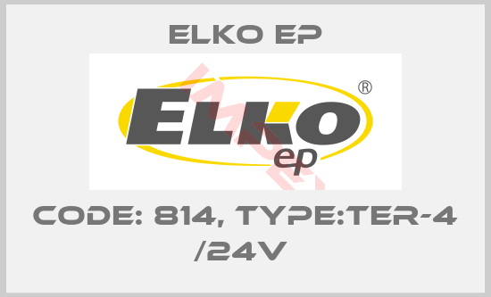 Elko EP-Code: 814, Type:TER-4 /24V 