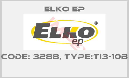 Elko EP-Code: 3288, Type:TI3-10B 