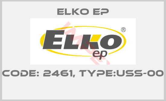 Elko EP-Code: 2461, Type:USS-00 