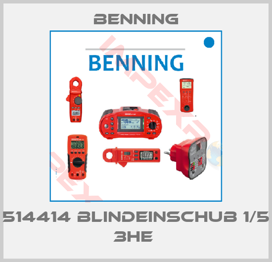 Benning-514414 BLINDEINSCHUB 1/5 3HE 