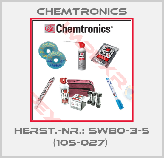 Chemtronics-Herst.-Nr.: SW80-3-5 (105-027) 