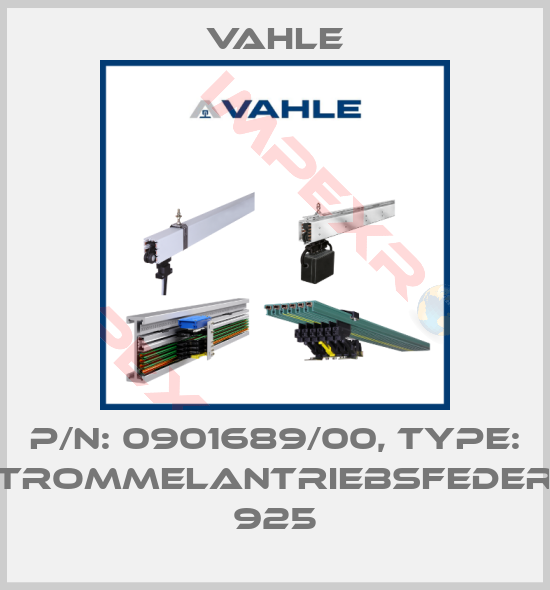 Vahle-P/n: 0901689/00, Type: TROMMELANTRIEBSFEDER 925