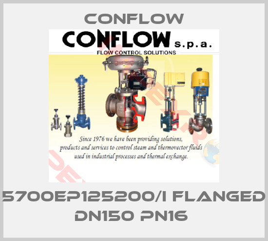 CONFLOW-5700EP125200/I FLANGED DN150 PN16 