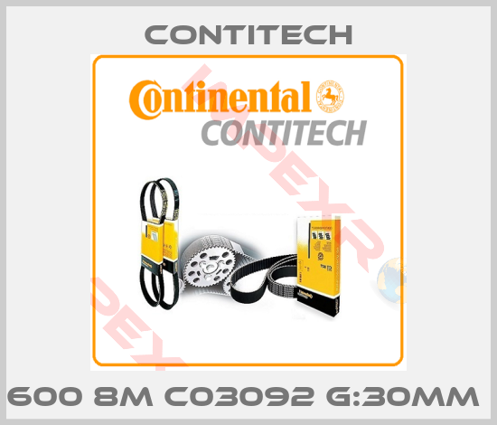 Contitech-600 8M C03092 G:30MM 