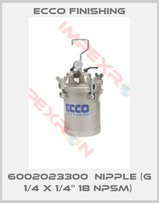 Ecco Finishing-6002023300  NIPPLE (G 1/4 X 1/4" 18 NPSM) 