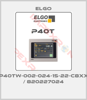 Elgo-P40TW-002-024-15-22-C8xX / 820227024