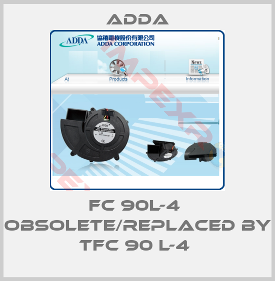 Adda-FC 90L-4  obsolete/replaced by TFC 90 L-4 