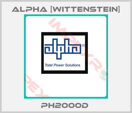 Alpha [Wittenstein]-pH2000D 