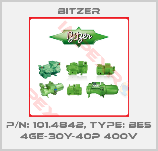 Bitzer-P/N: 101.4842, Type: BE5 4GE-30Y-40P 400V