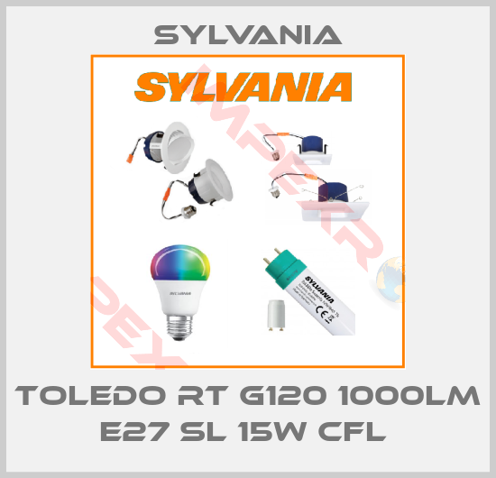 Sylvania-TOLEDO RT G120 1000LM E27 SL 15W CFL 