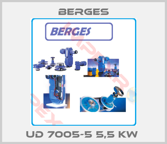 Berges-UD 7005-5 5,5 KW 