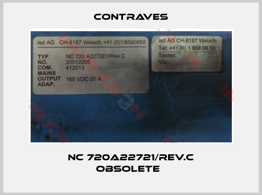 Contraves-NC 720A22721/Rev.C obsolete  