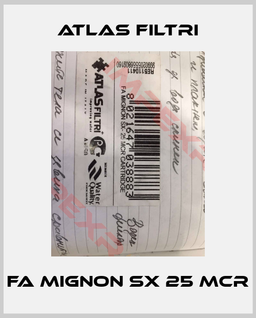 Atlas Filtri-FA Mignon SX 25 mcr
