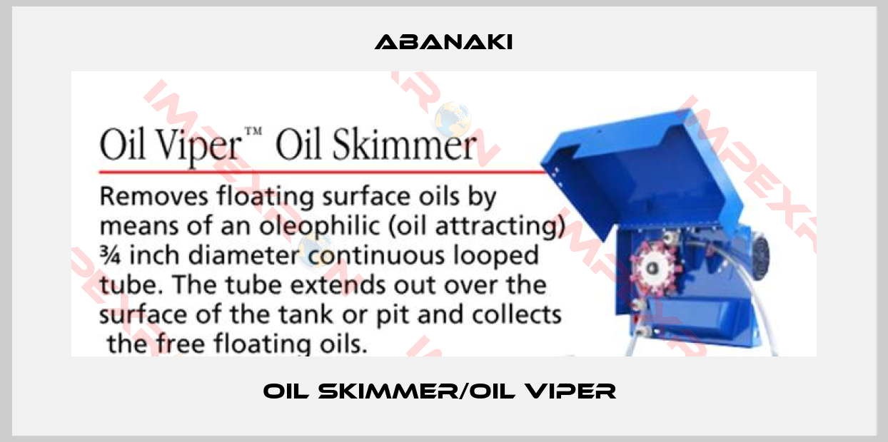 Abanaki-Oil Skimmer/Oil Viper 