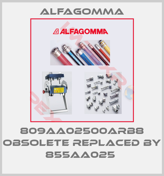 Alfagomma-809AA02500ARB8 obsolete replaced by 855AA025 