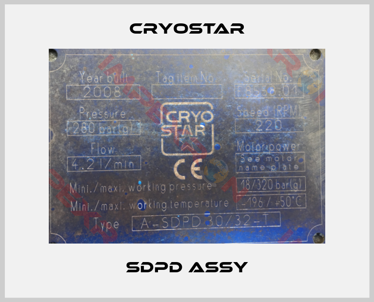 CryoStar-SDPD Assy