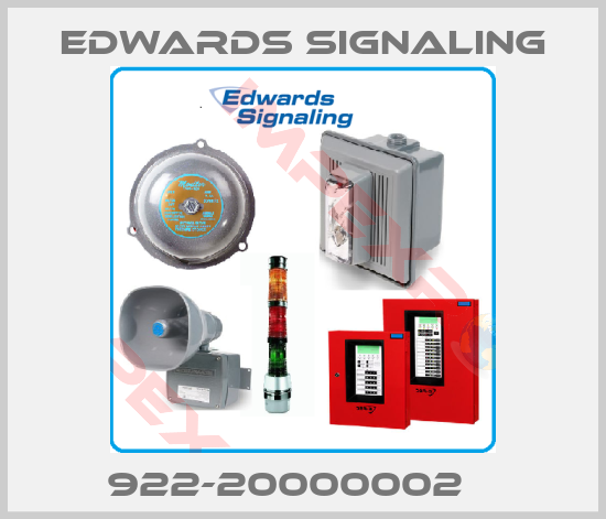 Edwards Signaling-922-20000002   