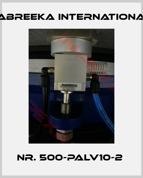 Fabreeka International- Nr. 500-PALV10-2 