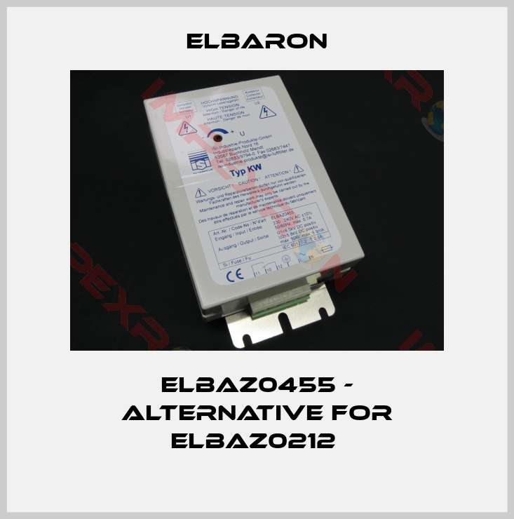 Elbaron-ELBAZ0455 - Alternative for ELBAZ0212 