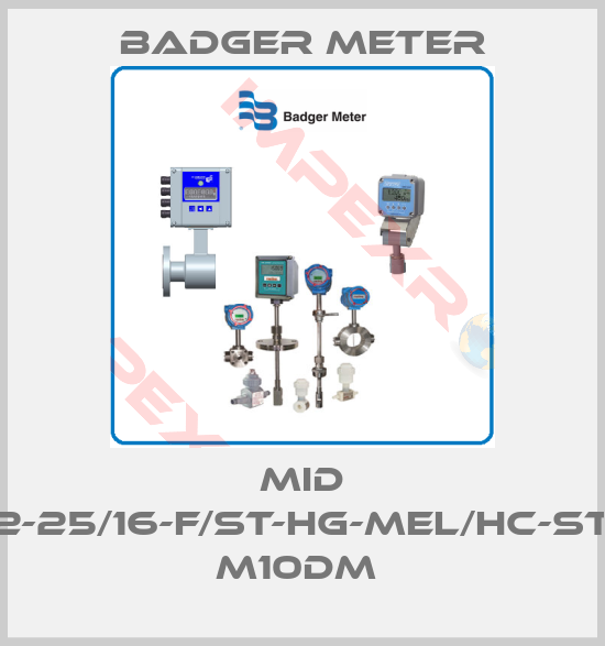 Badger Meter-MID 2-25/16-F/St-HG-MEL/HC-St M10DM 