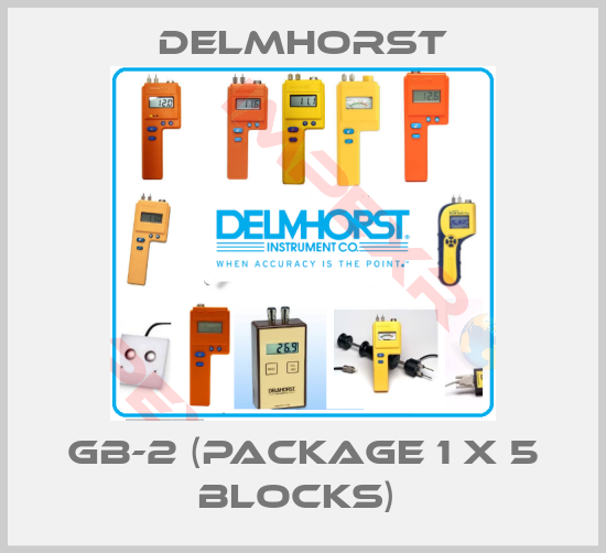 Delmhorst-GB-2 (package 1 x 5 blocks) 