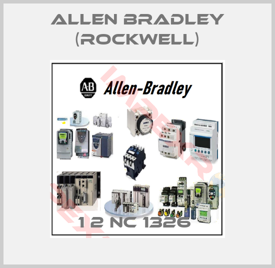 Allen Bradley (Rockwell)-1 2 NC 1326 
