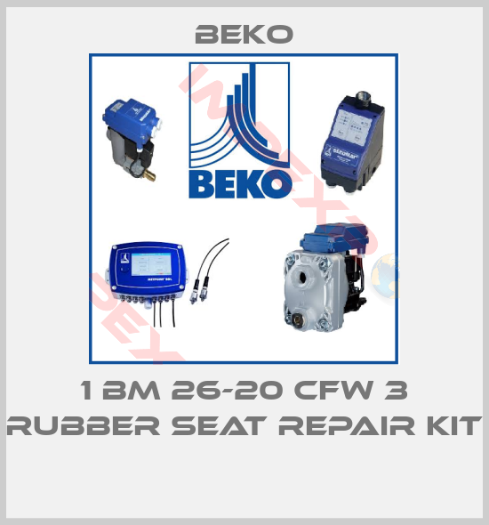 Beko-1 BM 26-20 CFW 3 RUBBER SEAT REPAIR KIT 