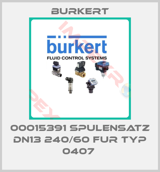 Burkert-00015391 SPULENSATZ DN13 240/60 FUR TYP 0407 