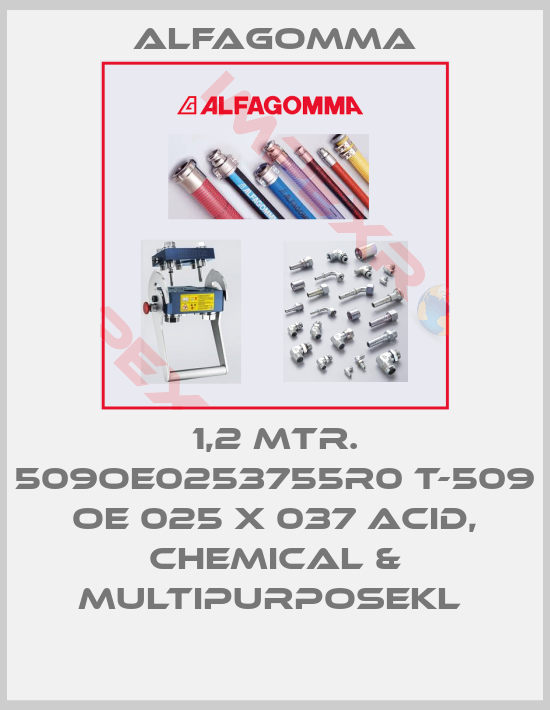 Alfagomma-1,2 MTR. 509OE0253755R0 T-509 OE 025 X 037 ACID, CHEMICAL & MULTIPURPOSEKL 