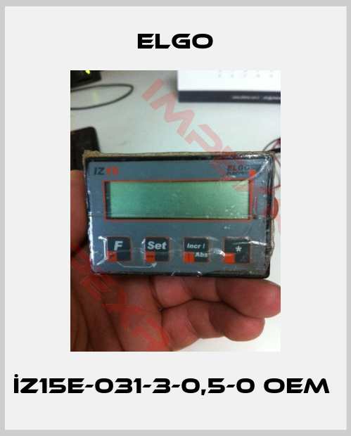 Elgo-İZ15E-031-3-0,5-0 oem 