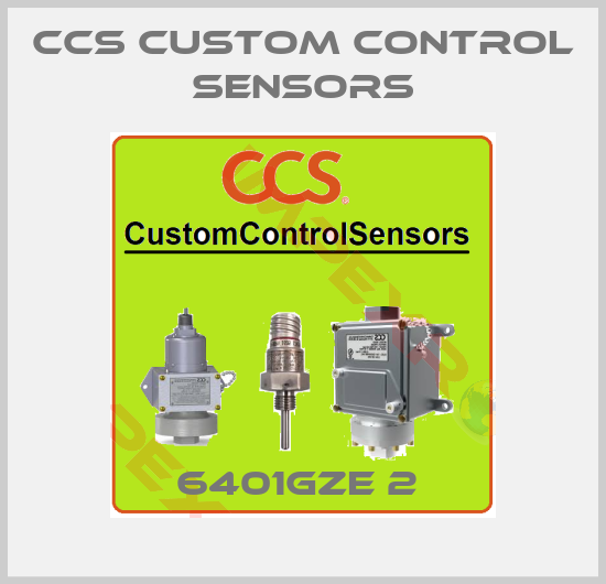 CCS Custom Control Sensors-6401GZE 2 
