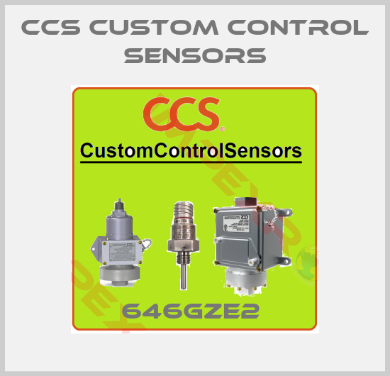 CCS Custom Control Sensors-646GZE2 