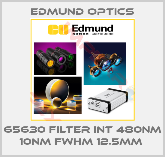 Edmund Optics-65630 FILTER INT 480NM 10NM FWHM 12.5MM 