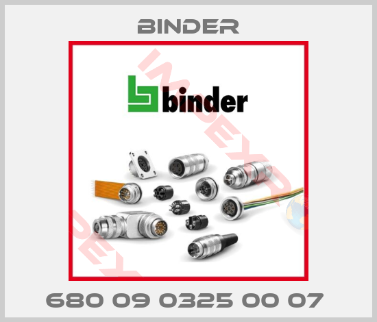 Binder-680 09 0325 00 07 
